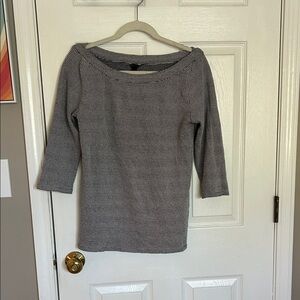 Ann Taylor Black and White Women's Top
